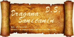 Dragana Saničanin vizit kartica